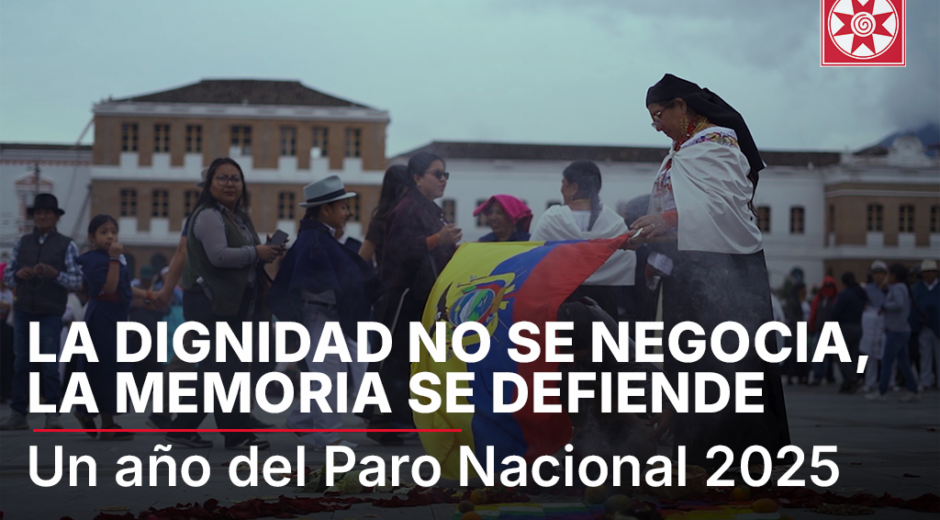 LA DIGNIDAD NO SE NEGOCIA, LA MEMORIA SE DEFIENDE